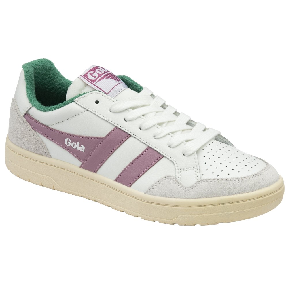Gola Classics Women's Eagle Sneakers - White/Candy/Emerald