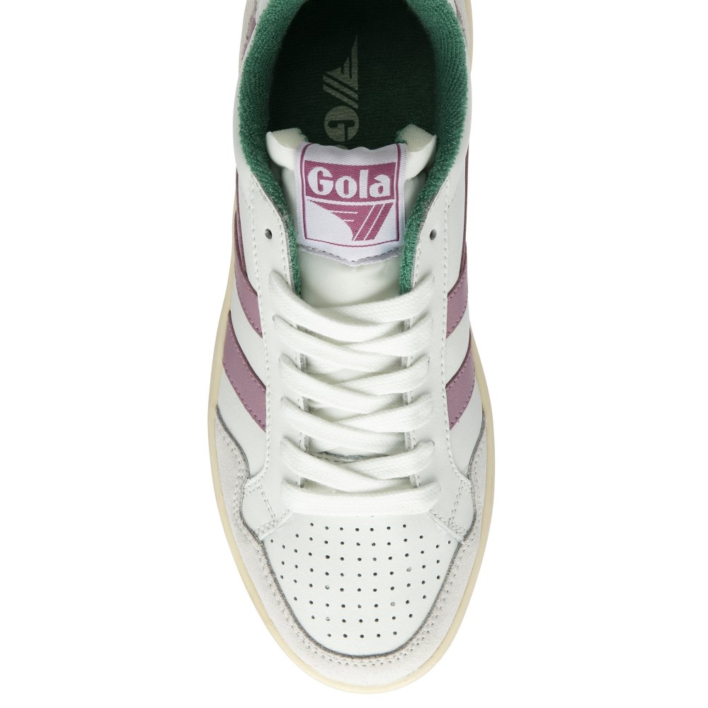 Gola Classics Women's Eagle Sneakers - White/Candy/Emerald