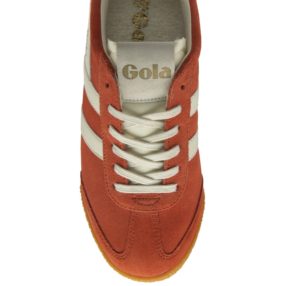 Gola Classics Women's Elan Sneakers - Hot Coral/Off White/Fuchsia