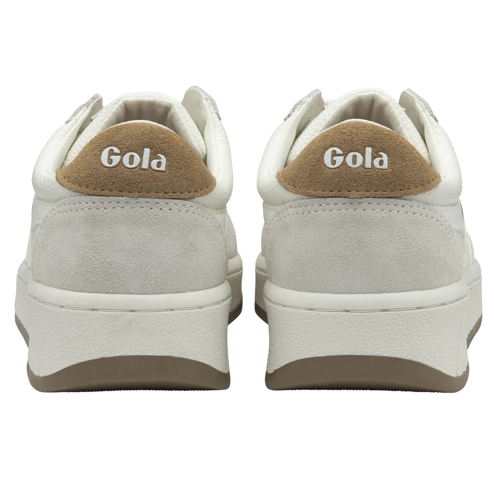 Gola Classics Women's Grandslam '88 Sneakers - White/White/Light Caramel