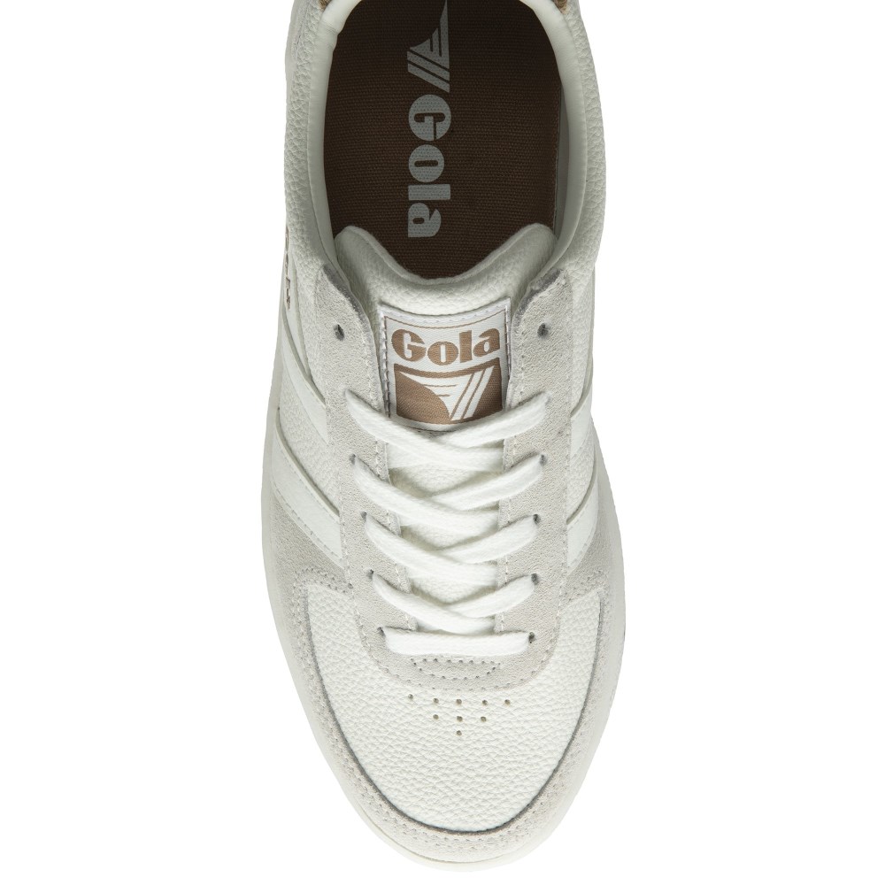 Gola Classics Women's Grandslam '88 Sneakers - White/White/Light Caramel