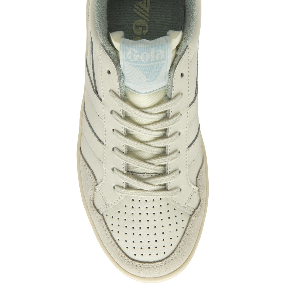 Gola Classics Women's Eagle Sneakers - Off White/Ice Blue