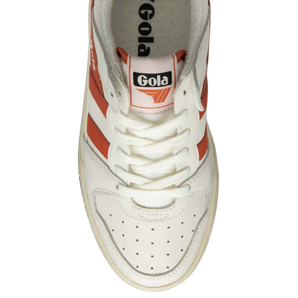Gola Classics Women's Allcourt Sneakers - White/Saffron