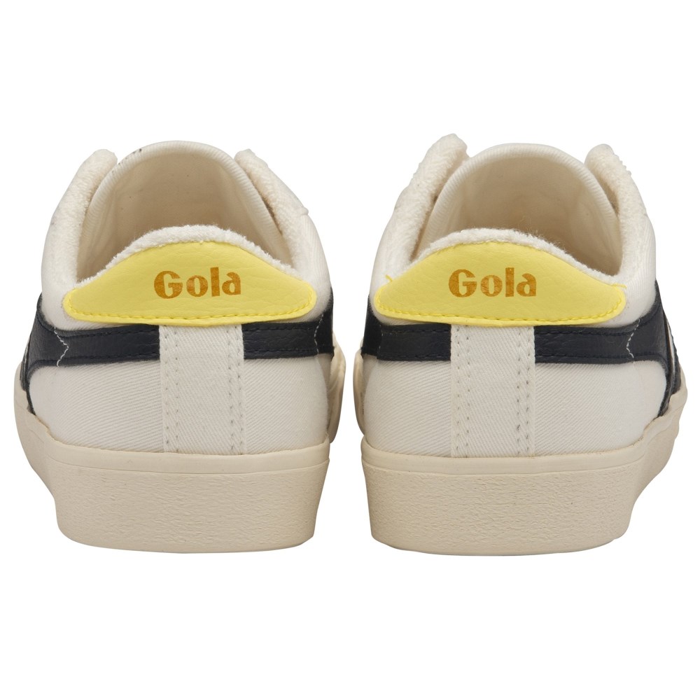 Vegan Gola Classics Women's Tennis Mark Cox Sneakers - Off White/Navy/Limelight