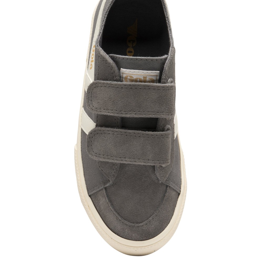Gola Classics Kids' Super Quarter Strap - Ash/Off White