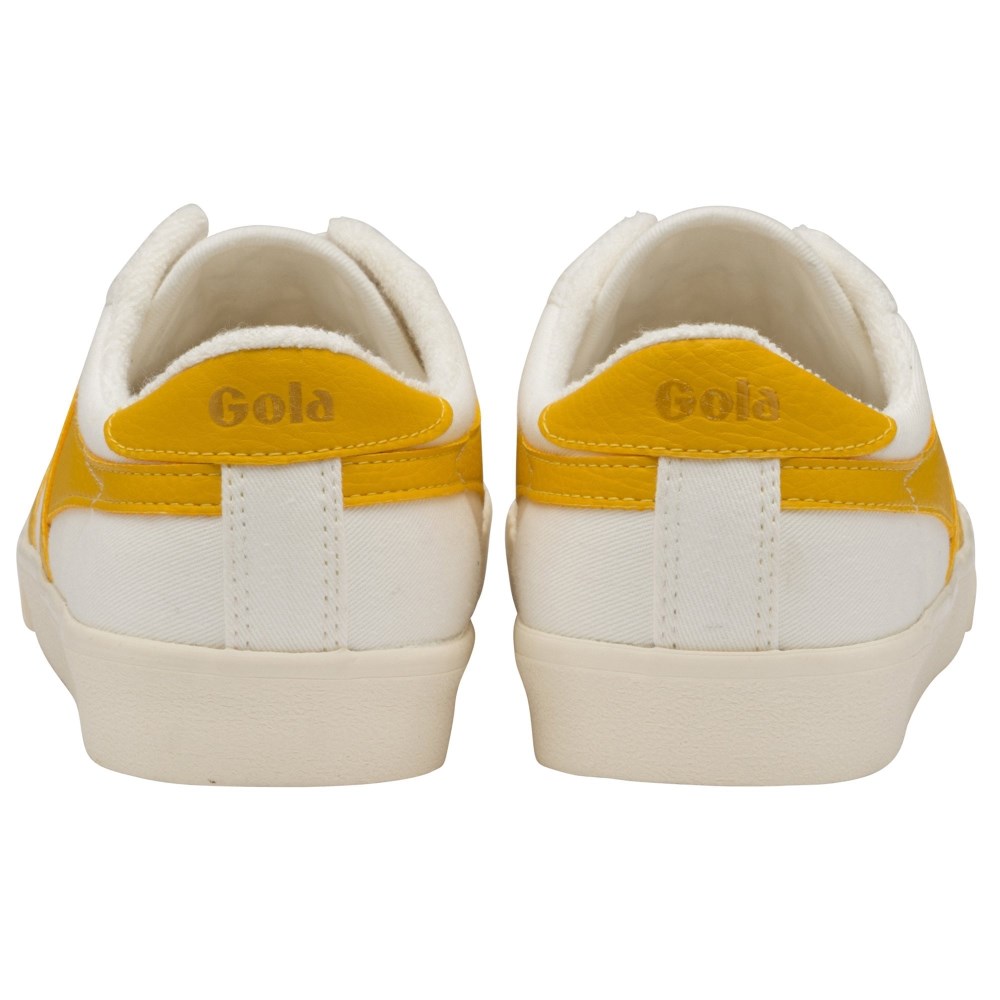 Vegan Gola Classics Women's Tennis Mark Cox Sneakers - Off White/Sun