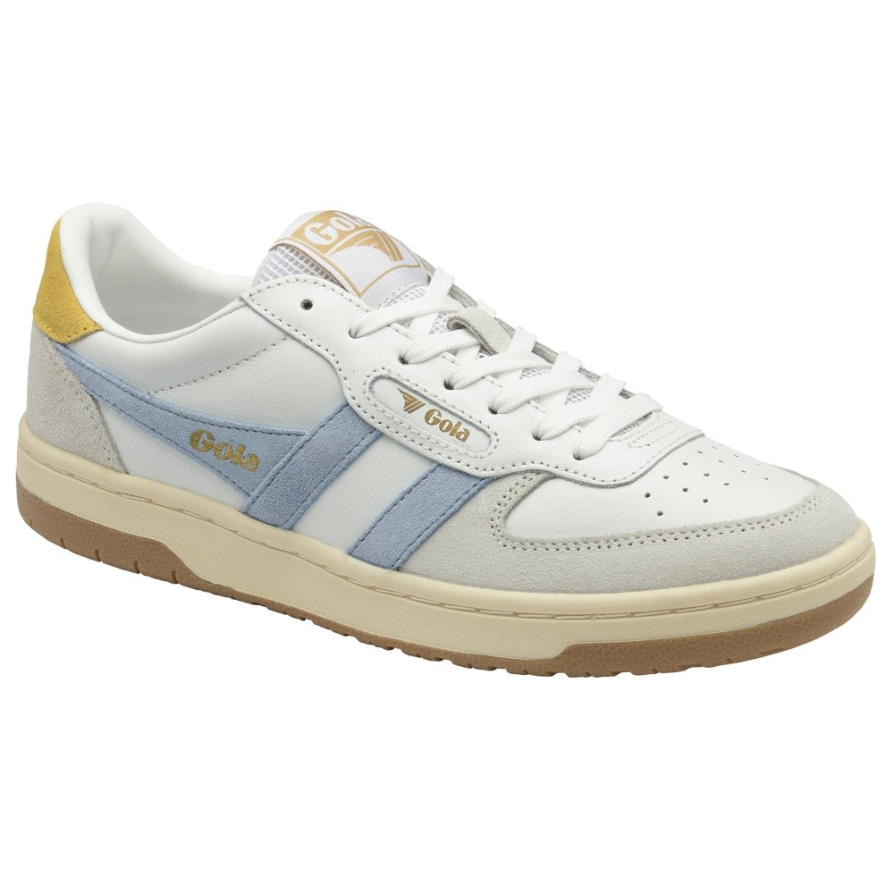 Gola Classics Women's Hawk Sneakers - White/Air/Pollen