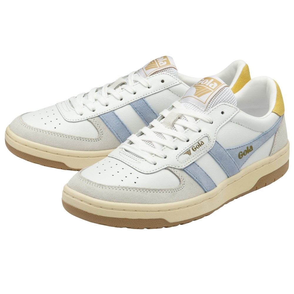 Gola Classics Women's Hawk Sneakers - White/Air/Pollen