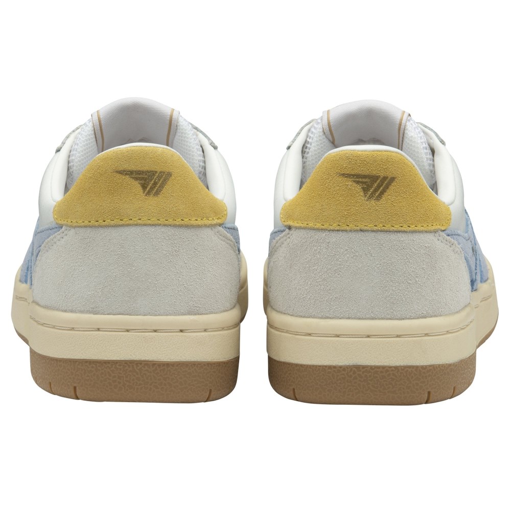 Gola Classics Women's Hawk Sneakers - White/Air/Pollen