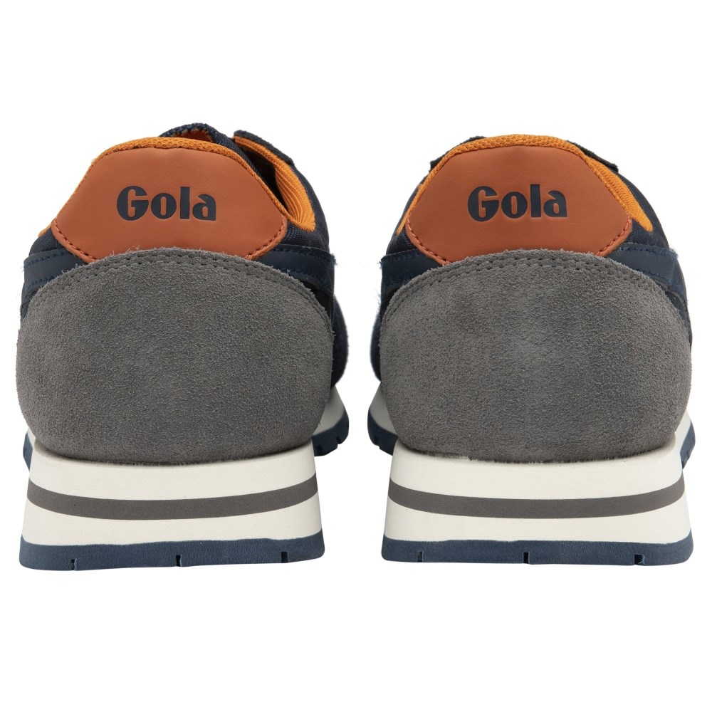 Gola Classics Men's Daytona Sneakers - Navy/Ash/Moody Orange