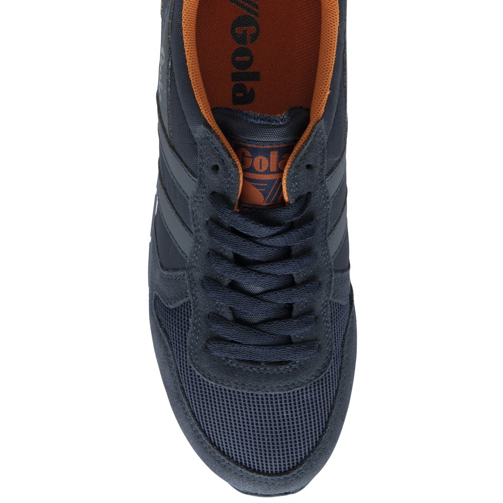 Gola Classics Men's Daytona Sneakers - Navy/Ash/Moody Orange