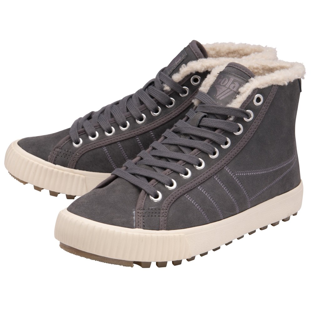 Gola Classics Women's Nordic High Plimsolls - Ash