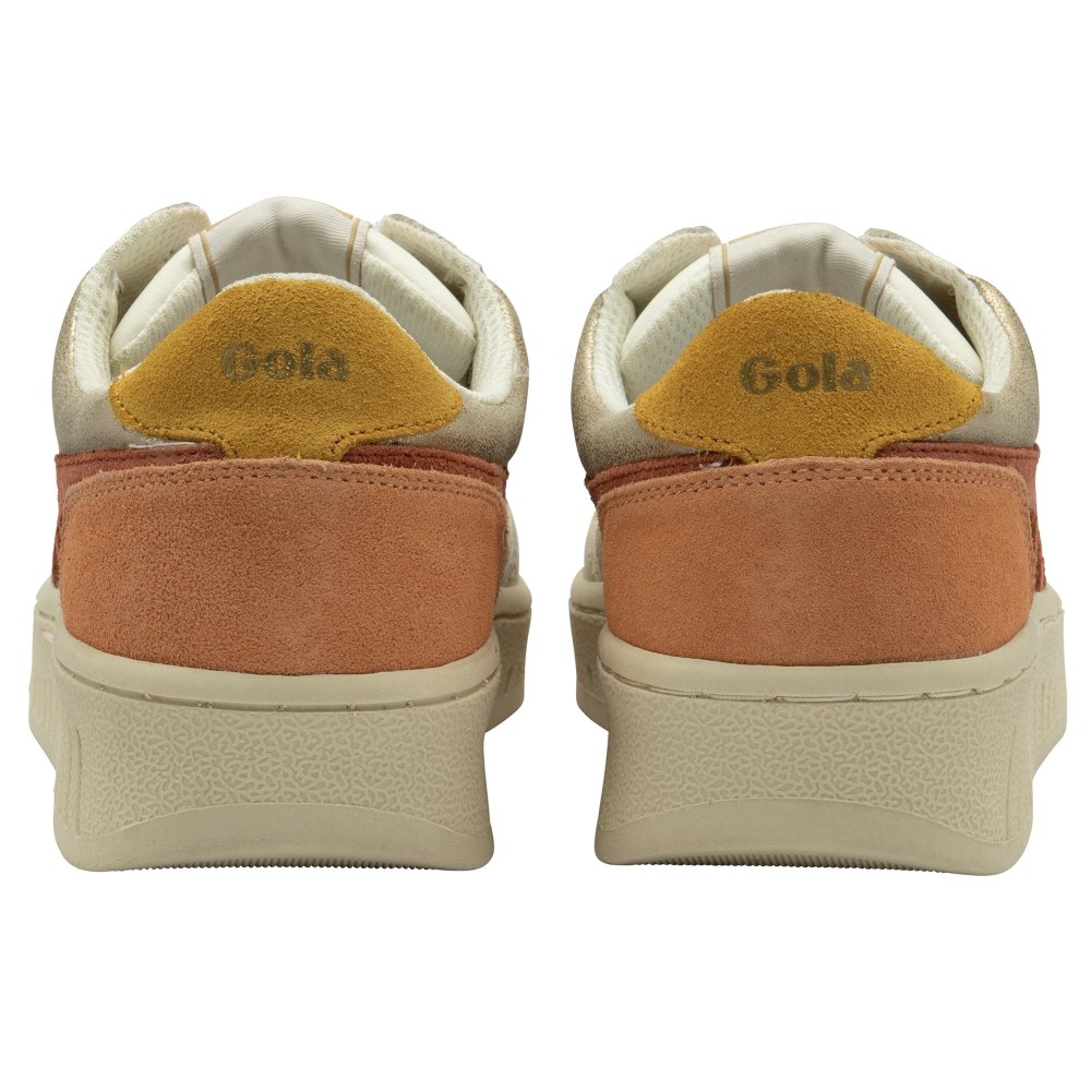 Gola Classics Women's Superslam Blaze Sneakers - Gold/Orange Spice/Sun