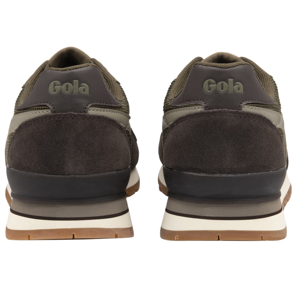 Gola Classics Men's Atlanta Sneakers - Khaki/Rhino/Dark Brown
