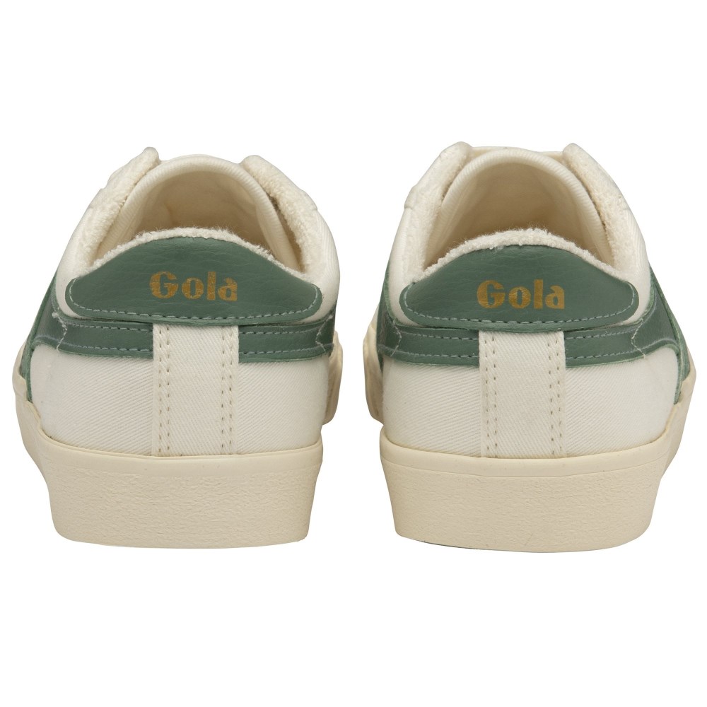 Vegan Gola Classics Women's Tennis Mark Cox Sneakers - Off White/Green Mist