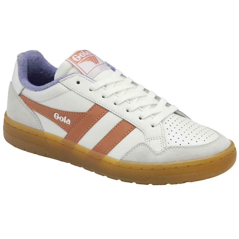 Gola Classics Women's Eagle '86 Sneakers - White/Terracotta/Wisteria/Gum