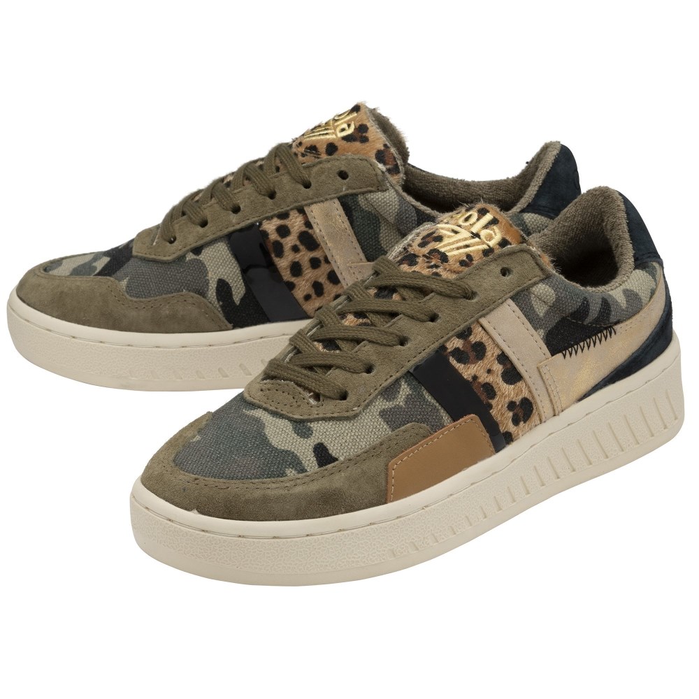 Gola Classics Women's Grandslam Mode Sneakers - Camo/Leopard/Multi