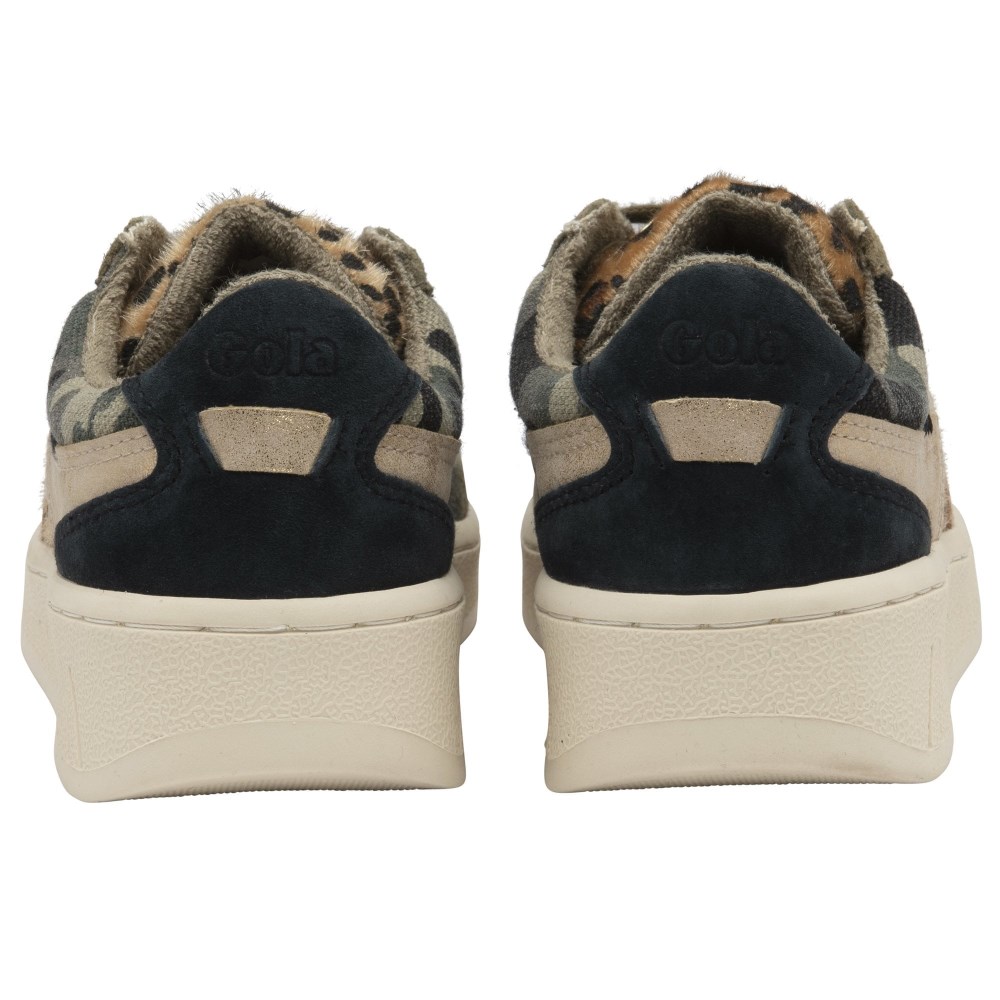 Gola Classics Women's Grandslam Mode Sneakers - Camo/Leopard/Multi