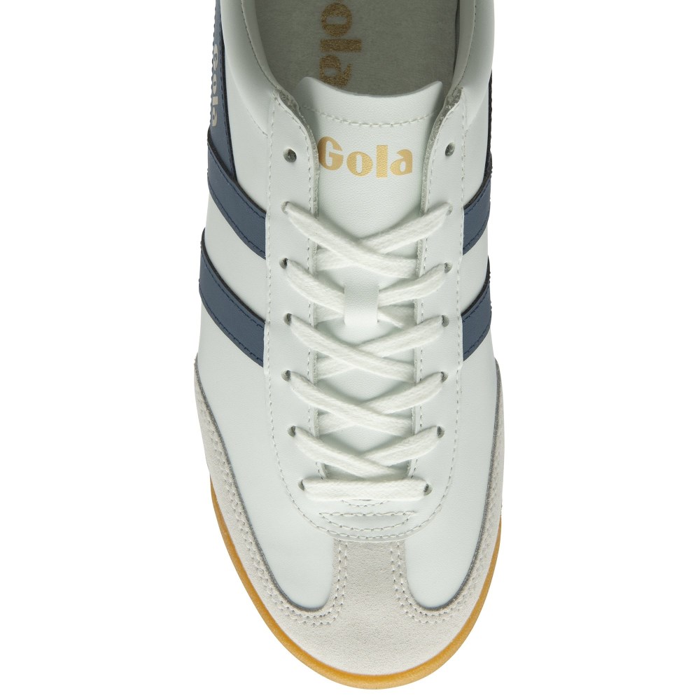 Gola Classics Men's Torpedo Leather Sneakers - White/Moonlight/Burgundy