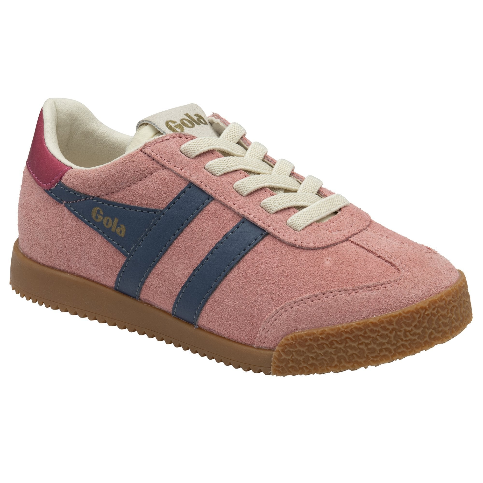 Gola Classics Kids' Elan Sneakers - Coral Pink/Moonlight/Raspberry