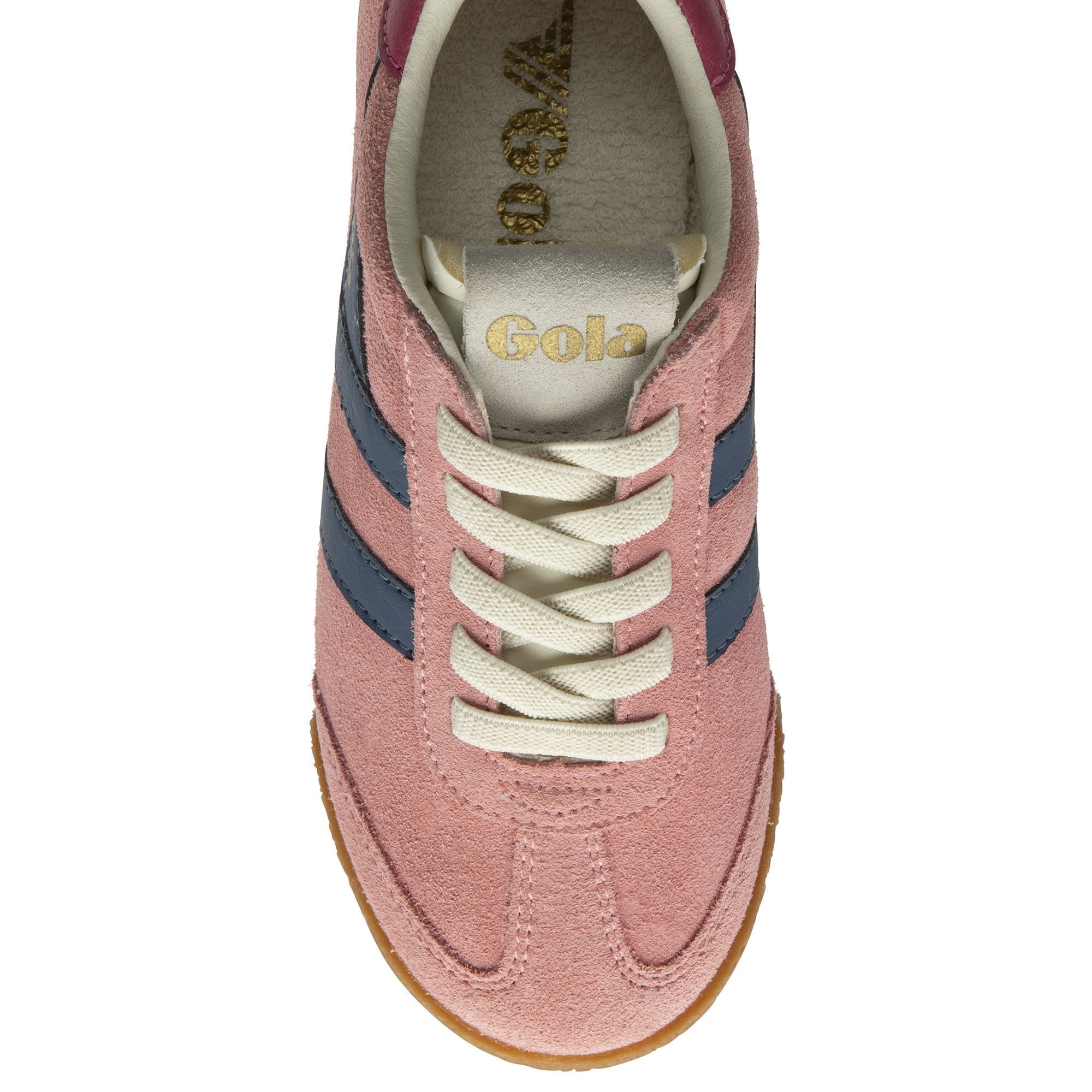 Gola Classics Kids' Elan Sneakers - Coral Pink/Moonlight/Raspberry