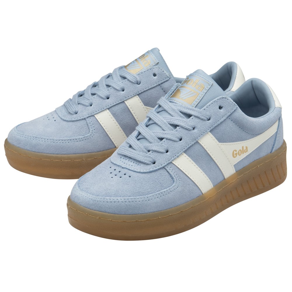 Gola Classics Women's Grandslam Suede Sneakers - Air/Off White/Gum