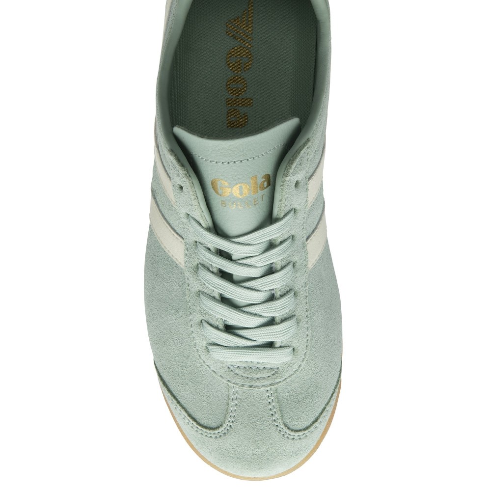 Gola Classics Women's Bullet Suede Sneakers - Surf/Off White/Pale Gum