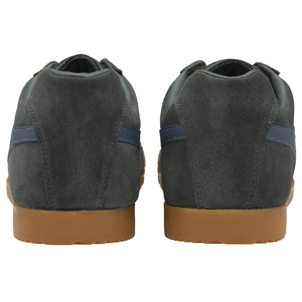 Gola Classics Men's Harrier Suede Sneakers - Storm/Moonlight