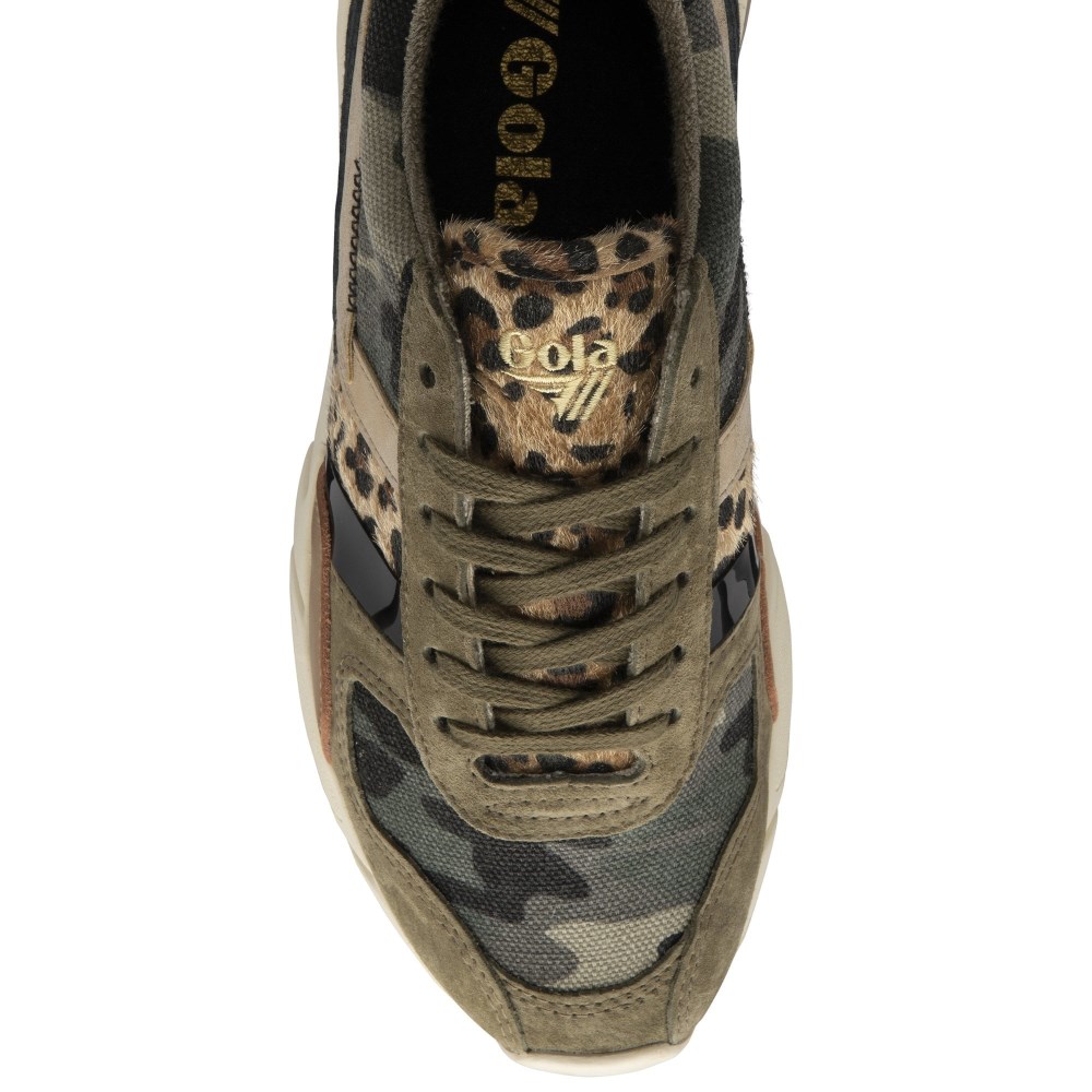 Gola Classics Women's Eclipse Mode Sneakers - Camo/Leopard/Multi