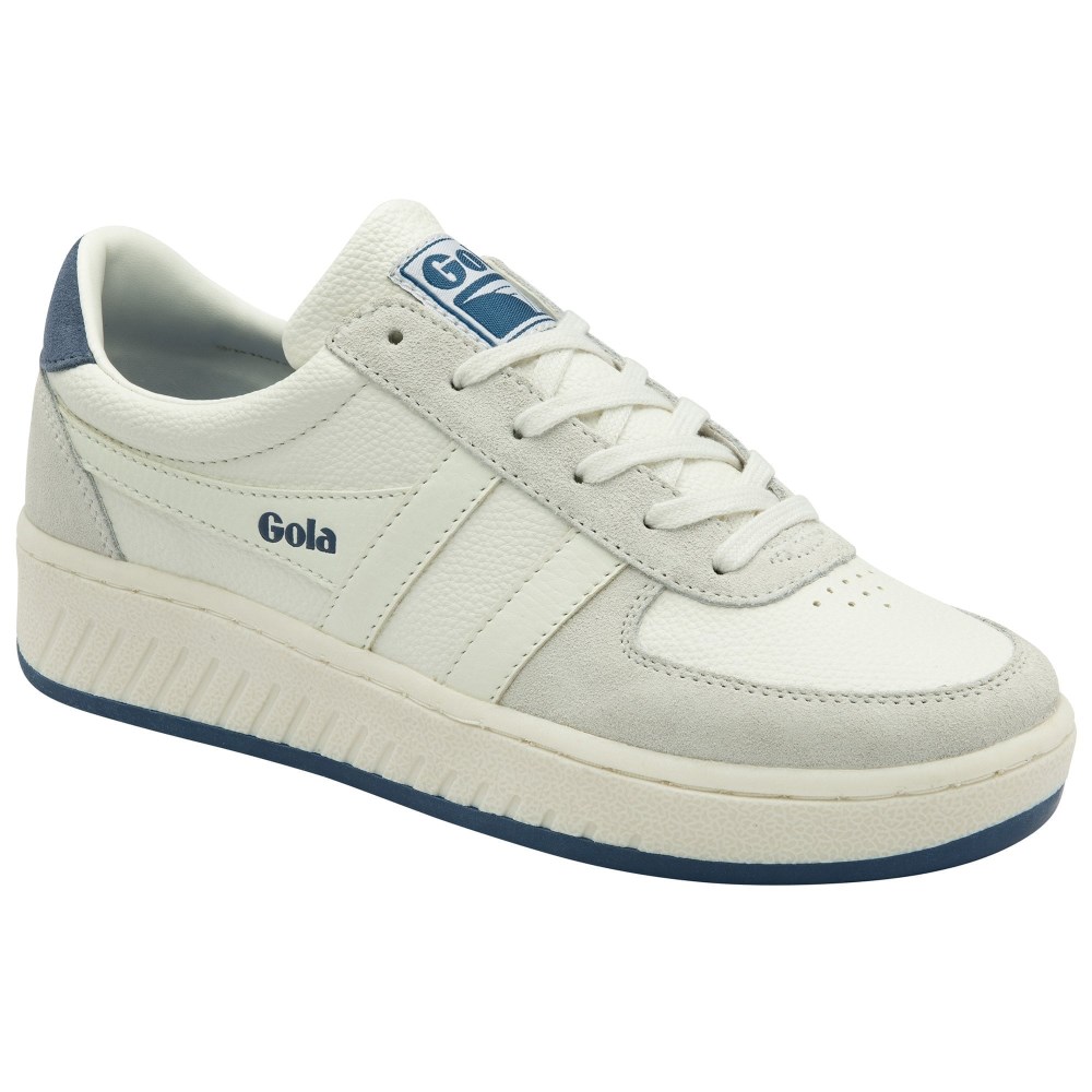 Gola Classics Women's Grandslam '88 Sneakers - White/White/Moonlight