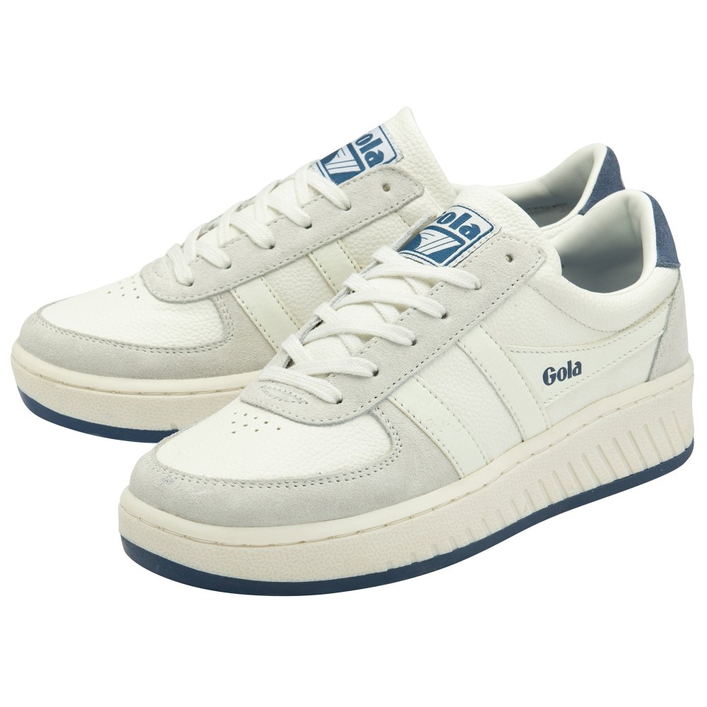 Gola Classics Women's Grandslam '88 Sneakers - White/White/Moonlight