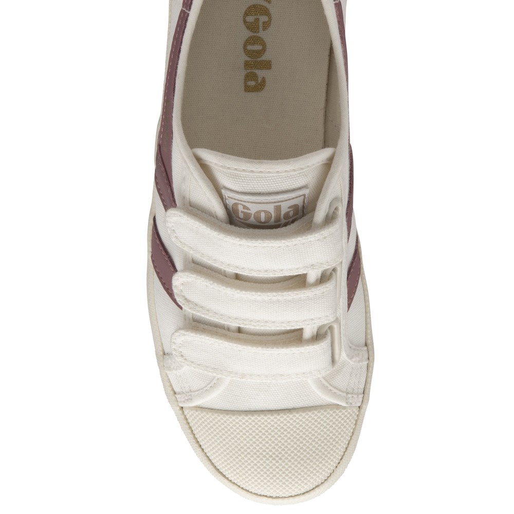 Vegan Gola Classics Women's Coaster Strap - Off White/Dusty Rose