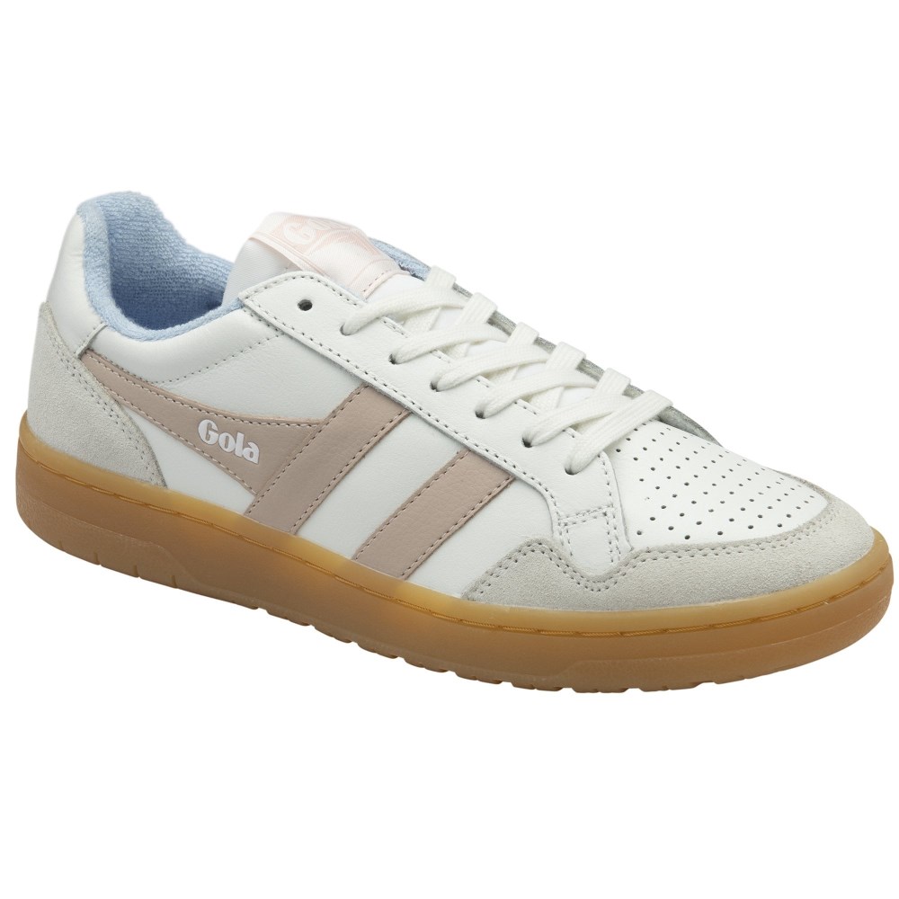 Gola Classics Women's Eagle '86 Sneakers - White/Rose/Air/Gum