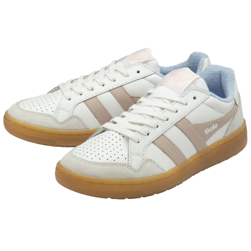 Gola Classics Women's Eagle '86 Sneakers - White/Rose/Air/Gum