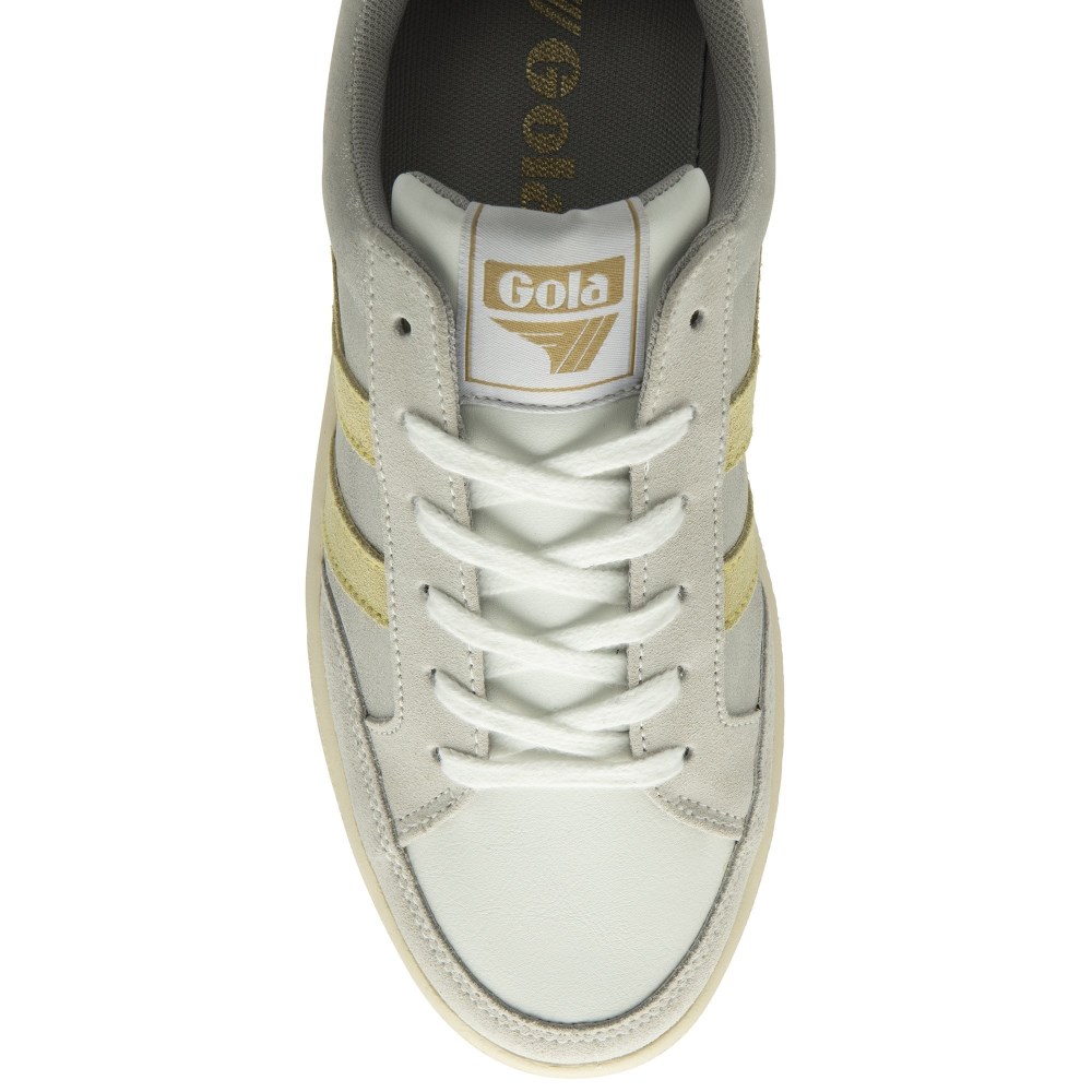 Gola Classics Women's Superslam Blaze Sneakers - Silver/Lemon/Lavender