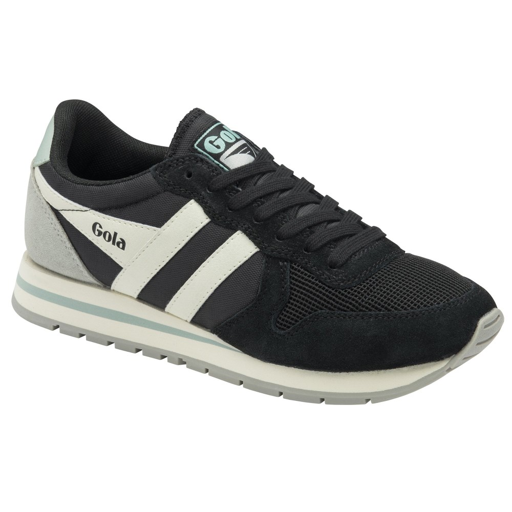 Gola Classics Women's Daytona Sneakers - Black/Off White/Surf