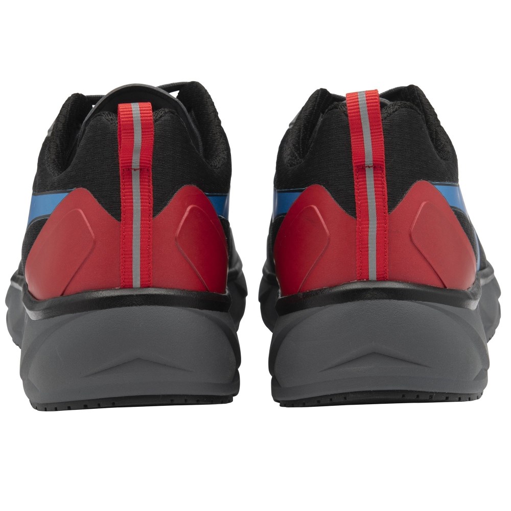 Gola Performance Men's Typhoon Sneakers - Black/Charcoal/Process Blue/Deep Red