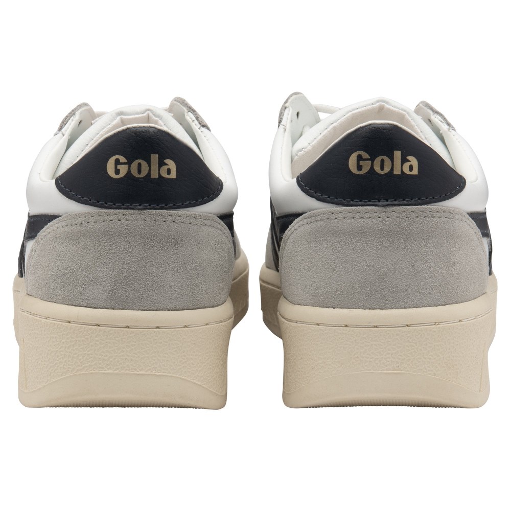 Gola Classics Men's Grandslam Quadrant Sneakers - White/Light Grey/Navy