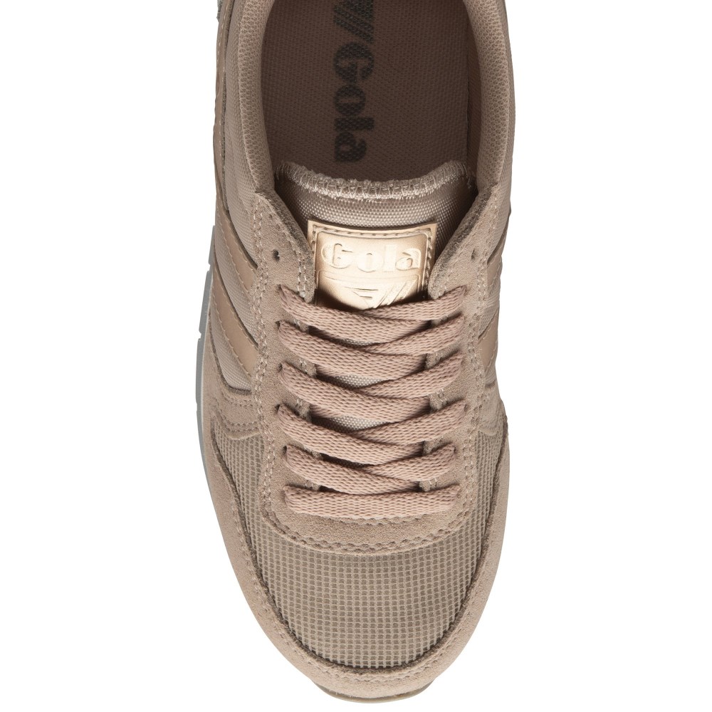 Gola Classics Women's Daytona Jungle Sneakers - Blush Pink/Cheetah