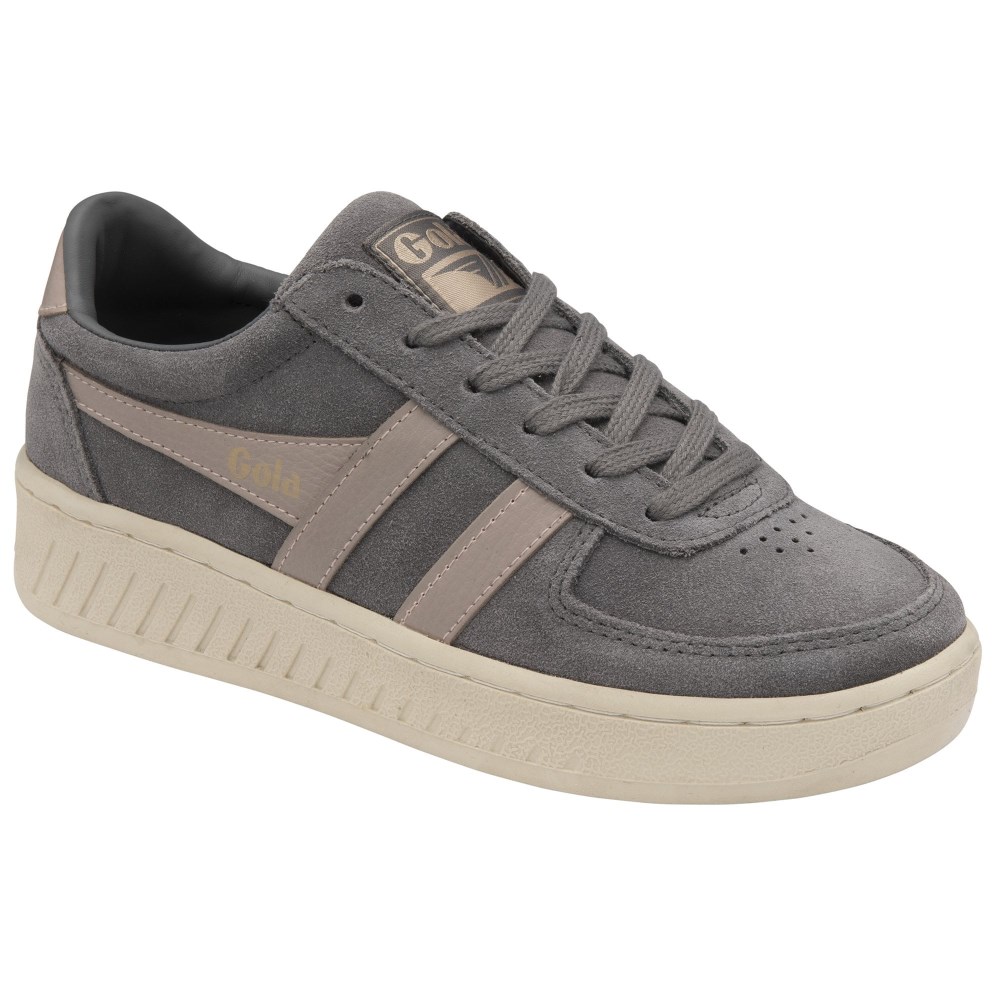 Gola Classics Women's Grandslam Suede Sneakers - Ash/Blossom