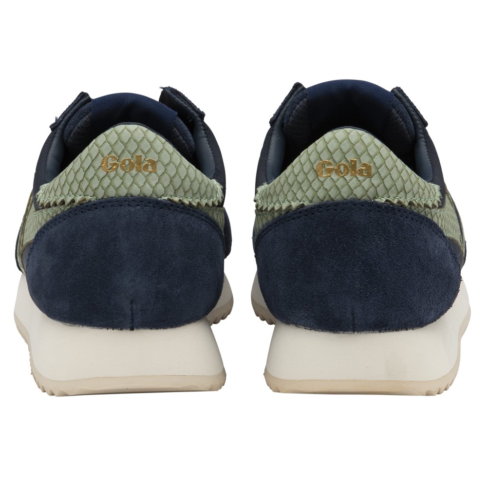 Gola Classics Women's Boston '78 Snake Sneakers - Navy/Sage