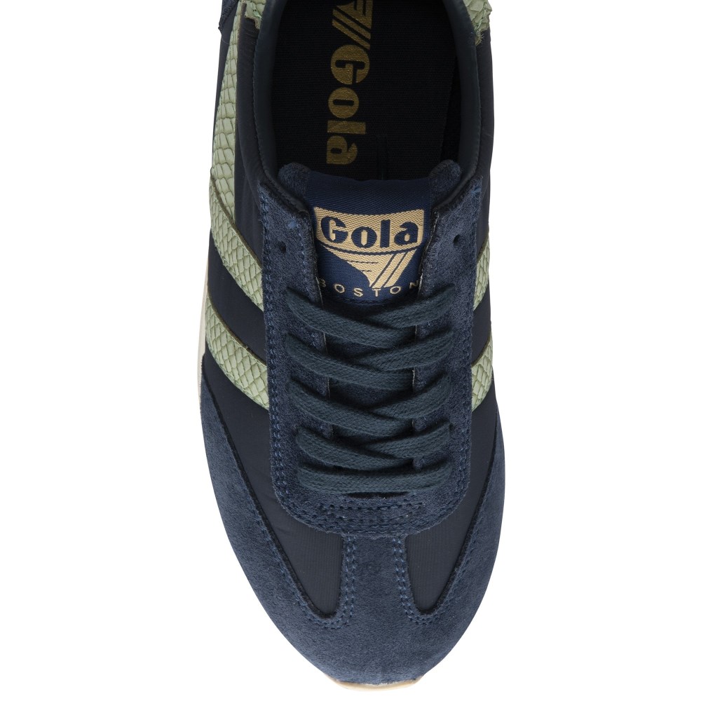 Gola Classics Women's Boston '78 Snake Sneakers - Navy/Sage