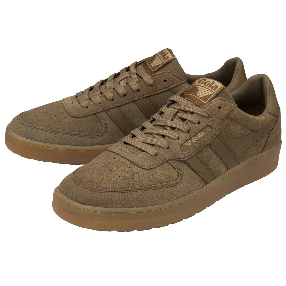 Gola Classics Men's Hawk Suede '86 Sneakers - Tobacco/Gum