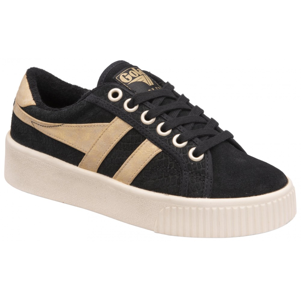 Gola Classics Women's Baseline Mark Cox Mirror - Black/Gold