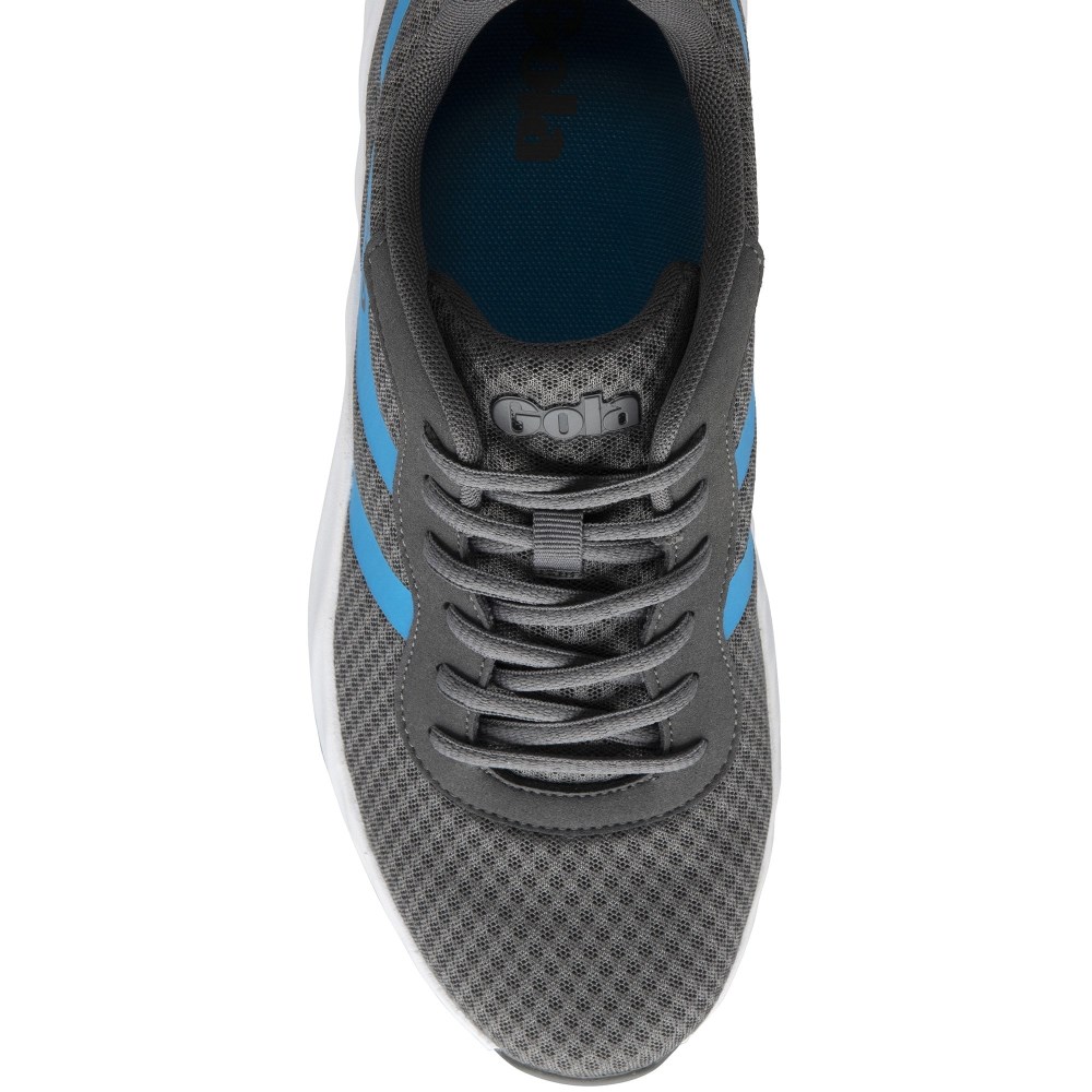 Gola Performance Men's Draken Sneakers - Charcoal/Process Blue