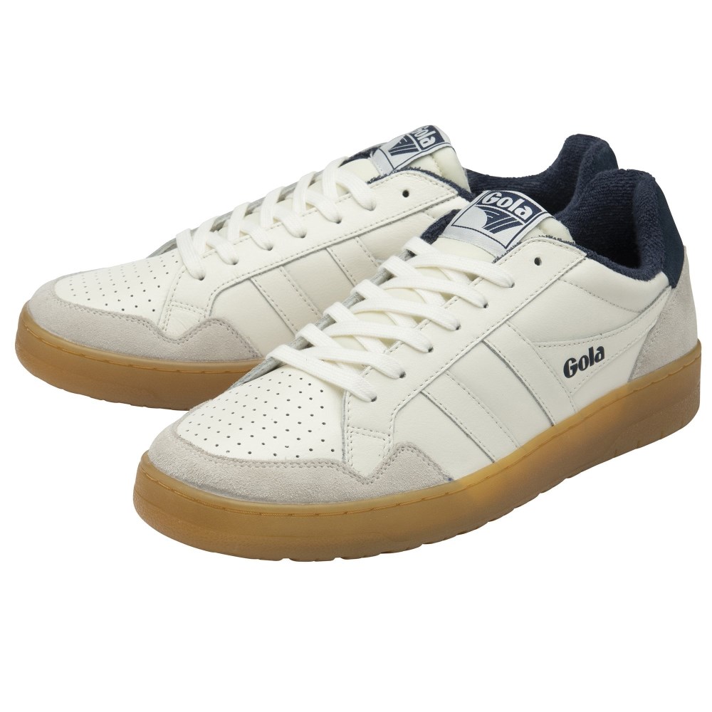 Gola Classics Men's Eagle '86 Sneakers - Off White/Navy/Gum