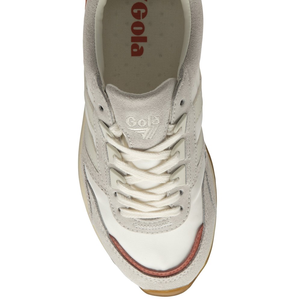 Gola Classics Women's Chicago Sneakers - Off White/Off White/Navy