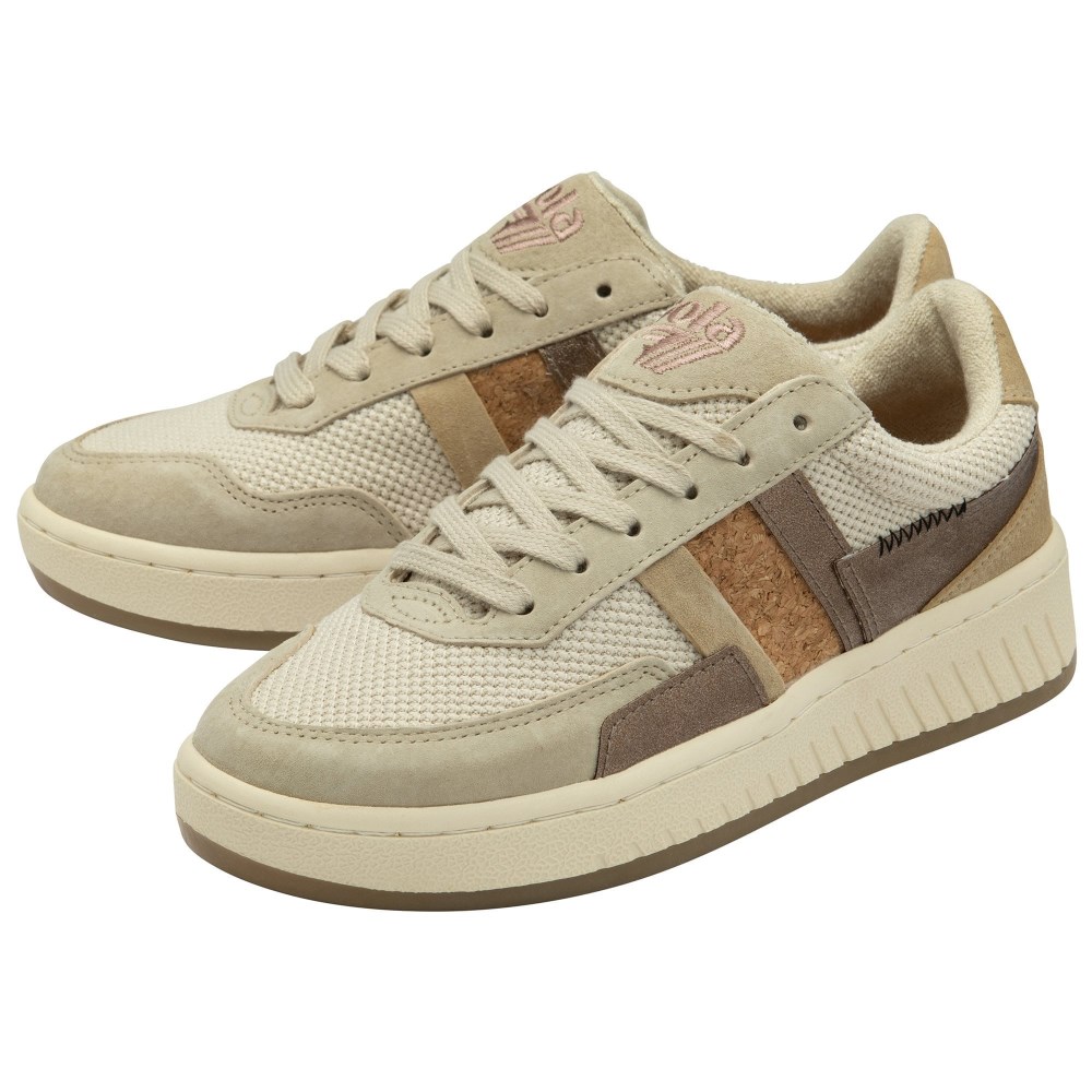 Gola Classics Women's Grandslam Mode Sneakers - Wheat/Oat/Bronze