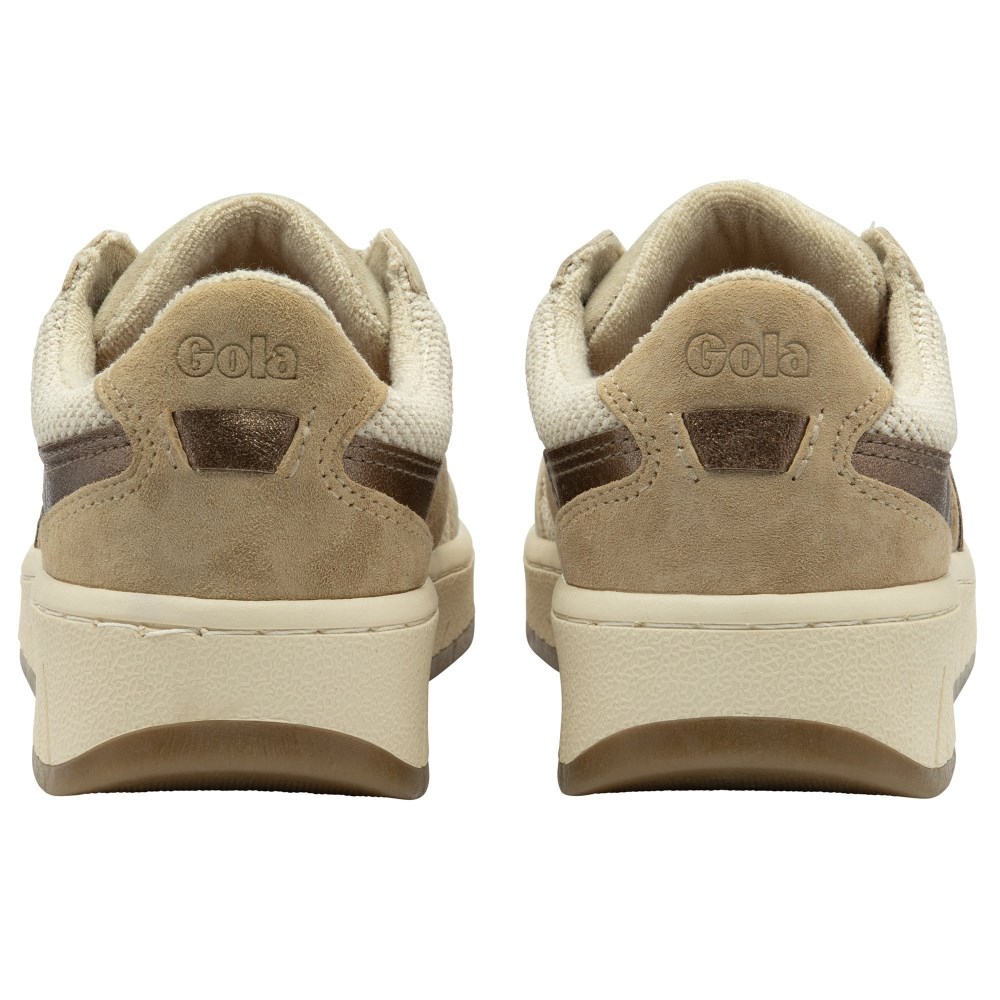 Gola Classics Women's Grandslam Mode Sneakers - Wheat/Oat/Bronze