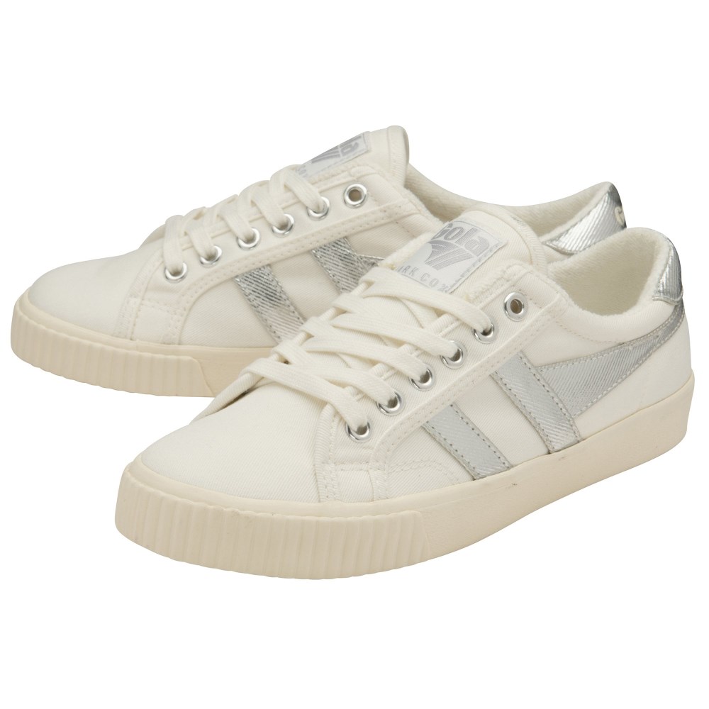 Gola Classics Women's Tennis Mark Cox Sneakers - Off White/Silver